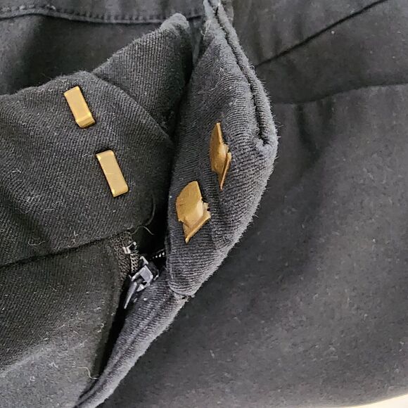 Old Navy Women Ankle Pants Size 12 High Waisted Pixie Skinny Black Secret Pocket - Picture 6 of 10